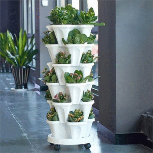 Stackable Three-Petal Planter