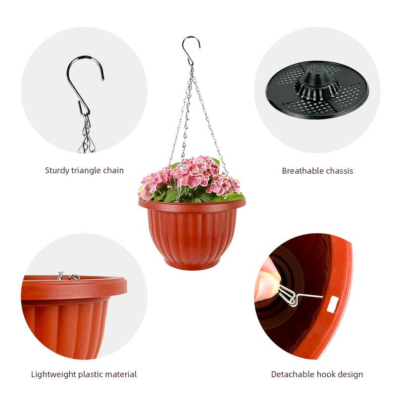 plastic hanging basket planter