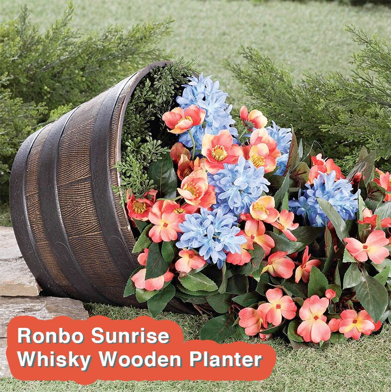 25 Inch Large Barrel Planter