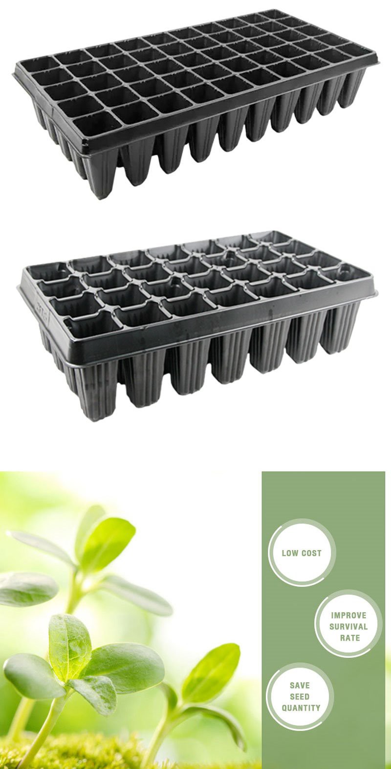 Plastic Plug Farmer Nursery Trays