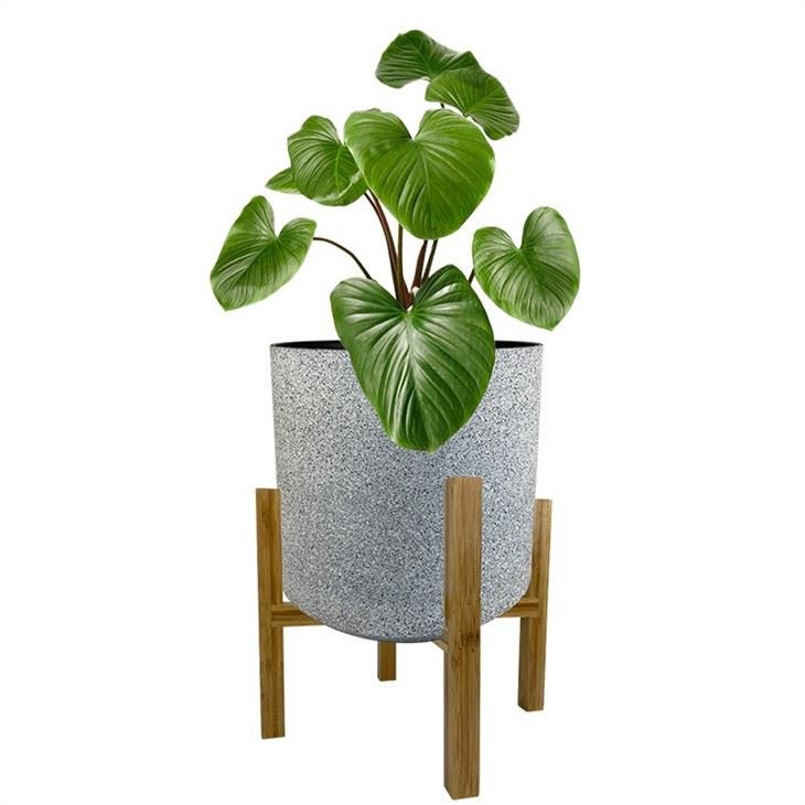 Round Planter With Stand