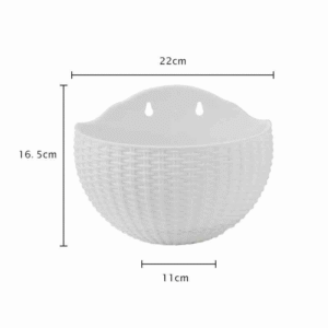 Rattan Wall Planter - Image 3