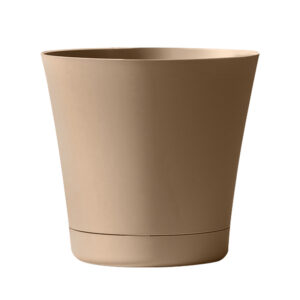 apricot plastic flower pots