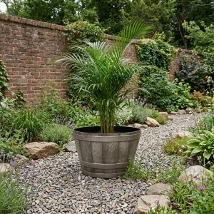 Whiskey Barrel Planter - Imagen 6