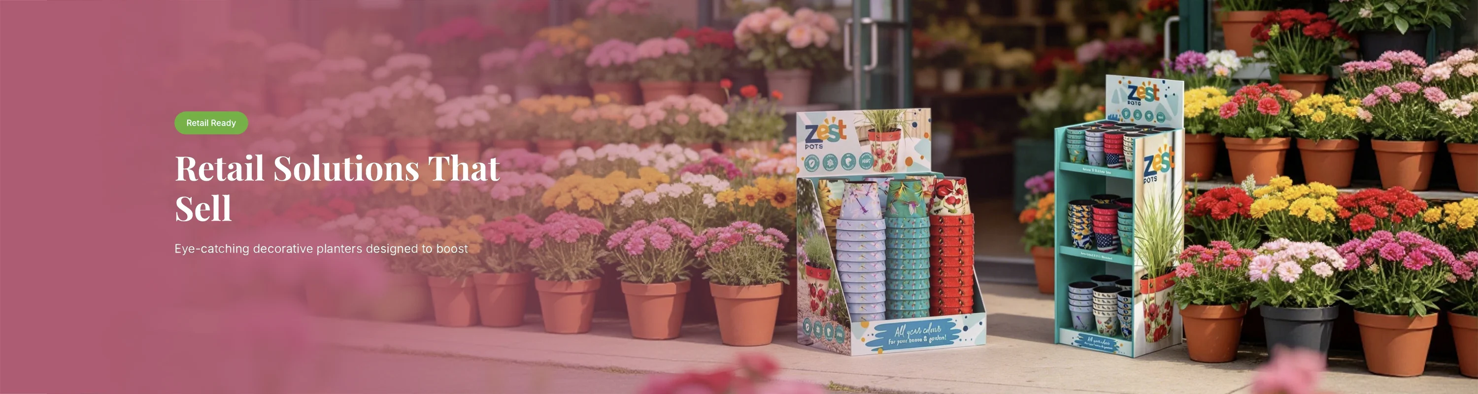 Retail solutions that sell - Merchandising displays for garden centers