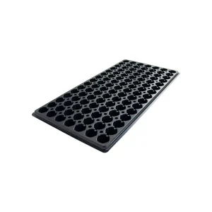 105-cell square PS plug tray, model 105M, white background product photo