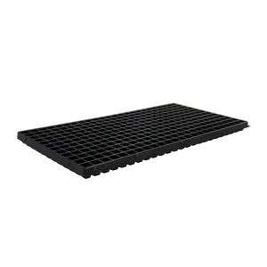 288-cell square PS microgreen plug tray, model 288LR, white background product photo