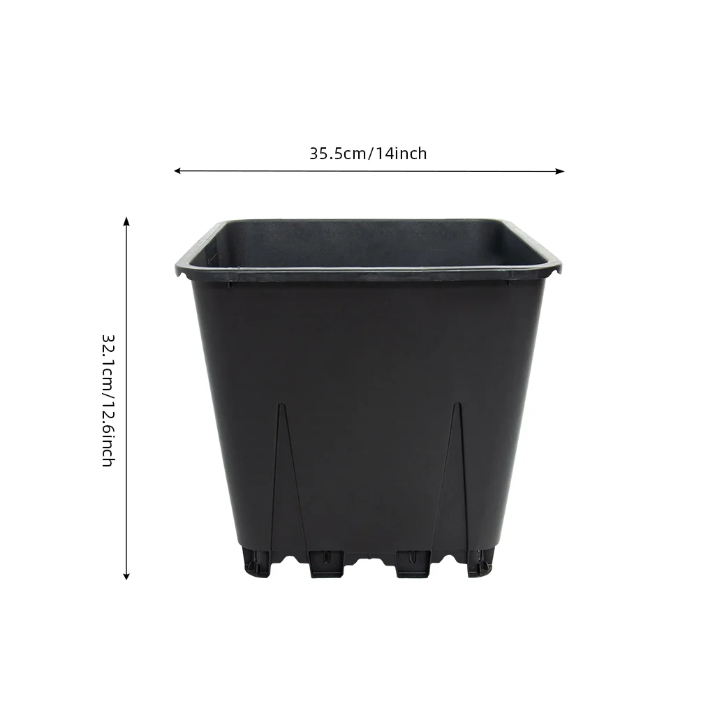 25L square blueberry pot dimensions: 35.5 cm square top, 32.1 cm total height