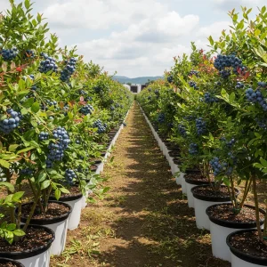 White Blueberry Pot – 25L Round for Hot Climates - Image 5